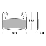 Brembo Prime Brake Pad Sinter Front 07GR90SA
