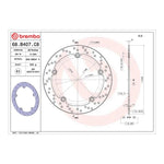 Brembo Prime Brake Disc Serie Oro Front 68B407D0