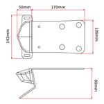 DRC Kawasaki KLX250 ‘08-’16 Edge 2 Aluminium Tail Light Holder