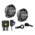 Denali D7 Pro Premium Lighting Kit with DialDim & Crash Mount - Universal Fit