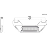 Denali B6 License Plate LED Aux Brake Light