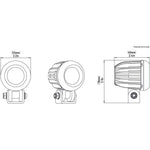 Denali D2 LED Light Pod - DataDim™ Technology - Single