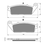 GOLDfren Brake Pads GF022 - GP5