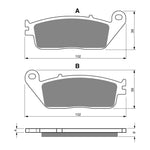 GOLDfren Brake Pads Sintered Sports GF022 - S3 (PH47)