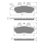 GOLDfren Brake Pads Off-Road Racing GF033 - K5 (PR58)