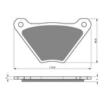 GOLDfren Brake Pads Sintered Sports GF060 - S3 (PH70)
