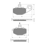 GOLDfren Brake Pads Sintered Sports GF093 - S3 ( PH124 )