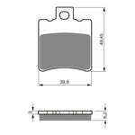 GOLDfren Brake Pads Sintered Sports GF098 - S3 ( PH172 )