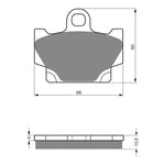 GOLDfren Brake Pads Sintered Sports GF113 - S3 ( PH21 )