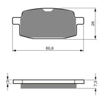 GOLDfren Brake Pads Sintered Sports GF114 - S3 ( PH117 )