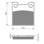 GOLDfren Brake Pads Sintered Sports GF129 - S3 ( PH182 )