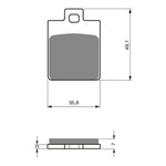 GOLDfren Brake Pads Sintered Sports GF137 - S3 ( PH246 )