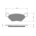 GOLDfren Brake Pads Sintered Sports GF165 - S3 ( PH322 )