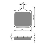 GOLDfren Brake Pads Sintered Sports GF177 - S3 ( PH294 )