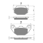 GOLDfren Brake Pads Off-Road Racing GF183 - K5 ( PR285 )