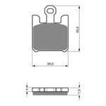 GOLDfren Brake Pads Sintered Sports GF200 - S3 ( PH328 )