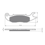 GOLDfren Brake Pads Sintered Sports GF210 - S3 ( PH332 )