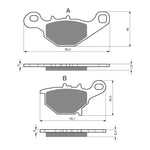 GOLDfren Brake Pads Off-Road Racing GF226 - K5 ( PR348 )