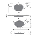 GOLDfren Brake Pads GF226 - S3