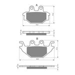 GOLDfren Brake Pads Sintered Sports GF230 - S3 ( P333 )