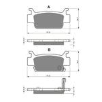GOLDfren Brake Pads Off-Road Racing GF240 - K5 ( PR354 )