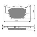 GOLDfren Brake Pads Off-Road Racing GF243 - K5 ( PR330 )