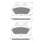 GOLDfren Brake Pads Sintered Sports GF244 - S3 ( PH379 )