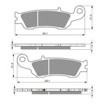 GOLDfren Brake Pads Off-Road Racing GF248 - K5 ( PR392 )