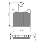 GOLDfren Brake Pads Sintered Sports GF249 - S3 ( PH362 )