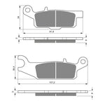 GOLDfren Brake Pads Off-Road Racing GF253 - K5 ( PR386 )