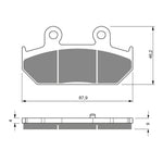 GOLDfren Brake Pads Sintered Sports GF265 - S3 ( PH356 )