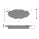 GOLDfren Brake Pads GF268 - S3