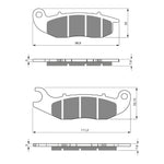GOLDfren Brake Pads GF278 - K5