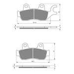 GOLDfren Brake Pads GF285 - S3