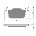 GOLDfren Brake Pads GF287 - S3