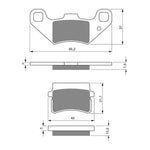 GOLDfren Brake Pads GF288 - K5