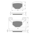 GOLDfren Brake Pads Sintered Sports GF289 - S3 ( P130 )