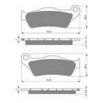GOLDfren Brake Pads Sintered Sports GF292 - S3 ( PH323 )