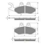 GOLDfren Brake Pads GF293 - S3