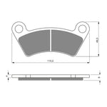 GOLDfren Brake Pads GF294 - K5
