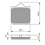 GOLDfren Brake Pads GF304 - S33