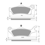 GOLDfren Brake Pads Off-Road Racing GF309 - K5 ( PR451 )