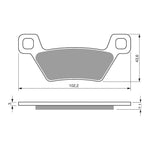 GOLDfren Brake Pads Off-Road Racing GF314 - K5