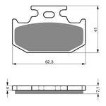 GOLDfren Brake Pads Off-Road Racing GF317 - K5