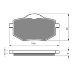 GOLDfren Brake Pads GF322 - S3