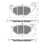 GOLDfren Brake Pads Sintered Sports GF369 - S3 ( P489 )