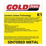 GOLDfren Brake Pads GF377 - K1