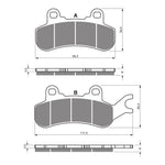 GOLDfren Brake Pads GF378 - K1