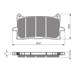 GOLDfren Brake Pads GF379 - K5