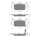 GOLDfren Brake Pads Off-Road Racing GF382 - K5 ( PR524 )